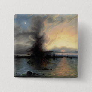 Bóton Quadrado 5.08cm The Rock of Salvation, 1837 (petróleo na canvas)