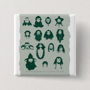 Bóton Quadrado 5.08cm THORIN OAKENSHIELD™ e pelo da empresa