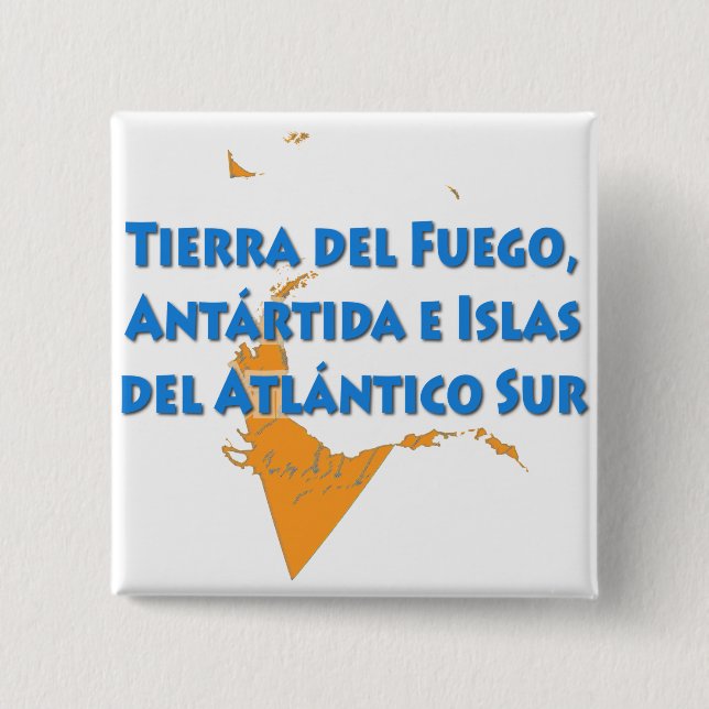 Bóton Quadrado 5.08cm Tierra del Fuego (Frente)