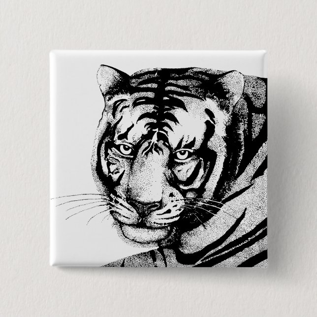 BÓTON QUADRADO 5.08CM TIGRE (Frente)