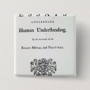 Bóton Quadrado 5.08cm Titlepage 'de ensaios filosóficos
