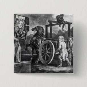 Bóton Quadrado 5.08cm Titus Oates no terceiro dia de sua punição