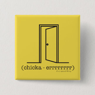 Bóton Quadrado 5.08cm Todas as portas não fazem o botão do ruído