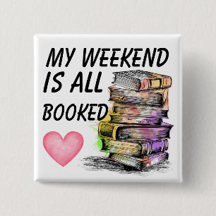 Bóton Quadrado 5.08cm Todos Reservados 