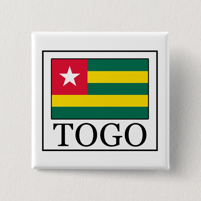 Bóton Quadrado 5.08cm Togo (Frente)