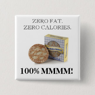 Bóton Quadrado 5.08cm Torta de Apple quente