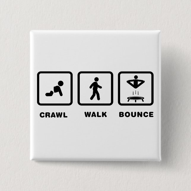 Bóton Quadrado 5.08cm Trampolim (Frente)