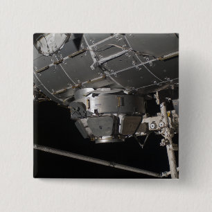 Bóton Quadrado 5.08cm Tranquilidade da Estação Espacial Internacional