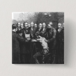 Bóton Quadrado 5.08cm Tratamento do Dr. Koch para o consumo