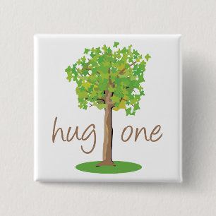 Bóton Quadrado 5.08cm Tree Hugger