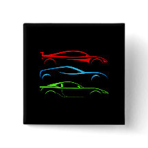 Três Carros Desportivos