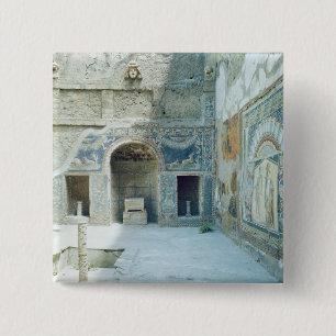 Bóton Quadrado 5.08cm Triclinium do ar livre da casa de Netuno