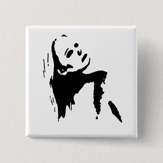 Bóton Quadrado 5.08cm Tripé (Frente)