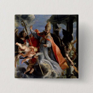 Bóton Quadrado 5.08cm Triumph de St Augustine 1664