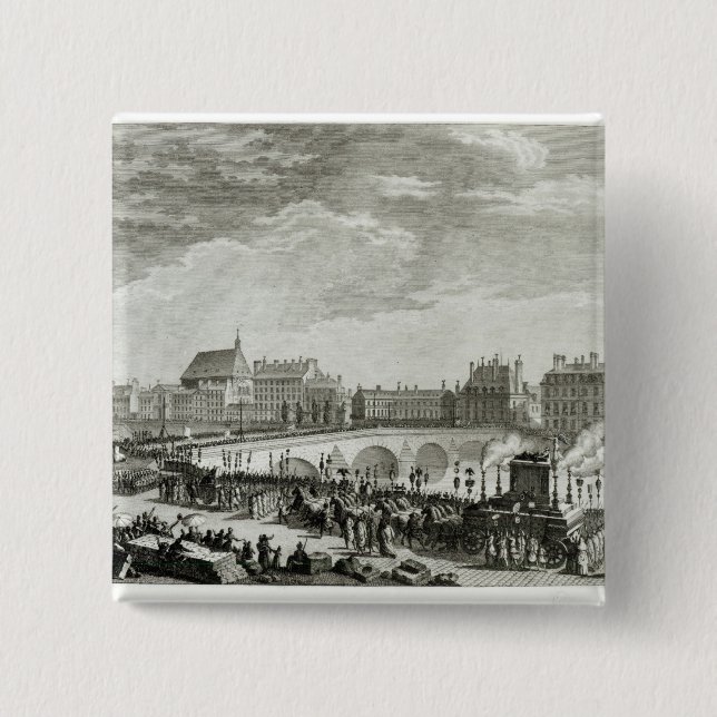 Bóton Quadrado 5.08cm Triumph de Voltaire (Frente)