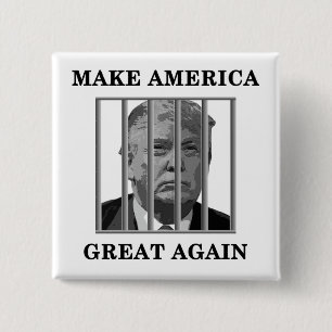 Bóton Quadrado 5.08cm Trump atrás de Bares