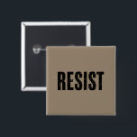 Bóton Quadrado 5.08cm Trump Resiste Trump Protesto Contra Protesto Polít<br><div class="desc">Trump Resiste Trump Protesto Contra Protesto Político</div>