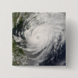 Bóton Quadrado 5.08cm Tufão Neoguri que aproxima China