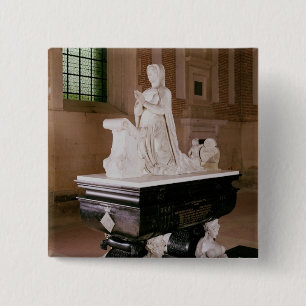 Bóton Quadrado 5.08cm Túmulo de Diane de Poitiers
