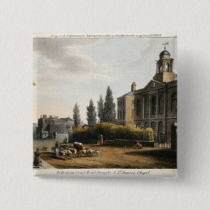 Bóton Quadrado 5.08cm Turnpike da estrada da corte de Tottenham