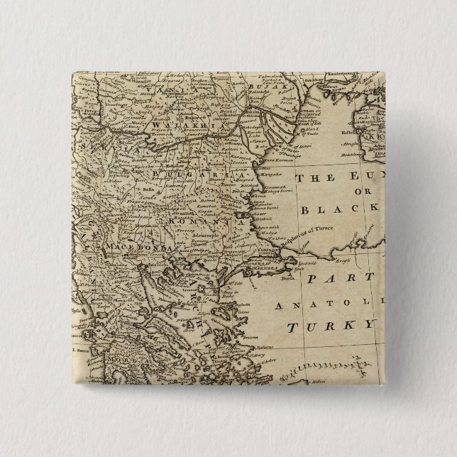 Bóton Quadrado 5.08cm Turquia (Frente)