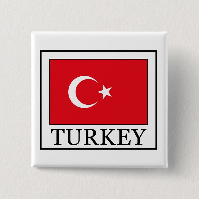 Bóton Quadrado 5.08cm Turquia (Frente)