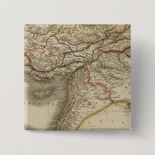 Bóton Quadrado 5.08cm Turquia 4 (Frente)