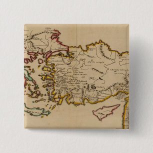 Bóton Quadrado 5.08cm Turquia, Roma, Grécia
