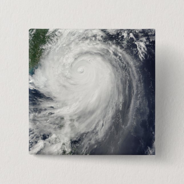 Bóton Quadrado 5.08cm Typhoon Jangmi (Frente)