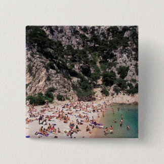 Bóton Quadrado 5.08cm UE, França, Provença, Bouches, du, Rhone, 3