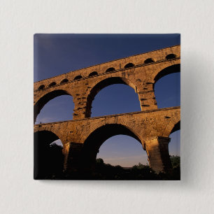 Bóton Quadrado 5.08cm UE, França, Provença, Gard, Pont du Gard. 4
