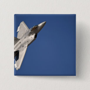 Bóton Quadrado 5.08cm Um avião do raptor F-22