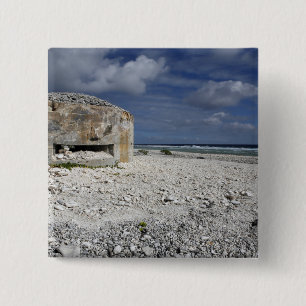 Bóton Quadrado 5.08cm Um depósito de desintegração