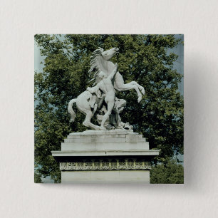 Bóton Quadrado 5.08cm Um dos dois "cavalos margosos", 1739-45