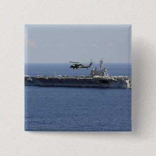 Bóton Quadrado 5.08cm Um helicóptero Seahawk MH-60S