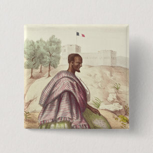 Bóton Quadrado 5.08cm Um Marabout senegalês