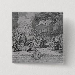 Bóton Quadrado 5.08cm Um monumento dedicado à posteridade, 1720