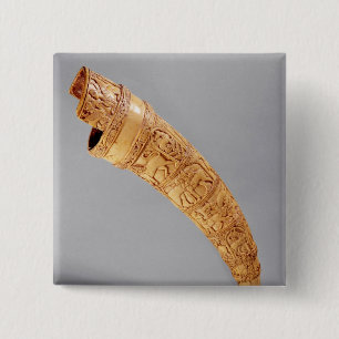 Bóton Quadrado 5.08cm Um oliphant, do tesouro de St. Sernin