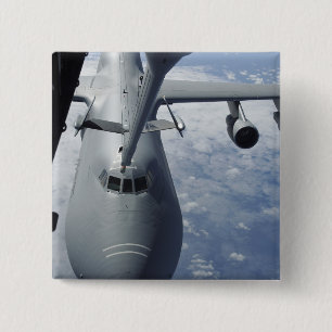 Bóton Quadrado 5.08cm Um prolongamento KC-10 prepara-se para reabastecer