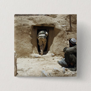 Bóton Quadrado 5.08cm Um soldado da Guarda Nacional