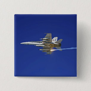 Bóton Quadrado 5.08cm Um zangão de F/A-18C