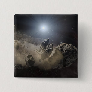 Bóton Quadrado 5.08cm Uma estrela de anão branco