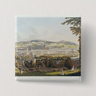 Bóton Quadrado 5.08cm Uma ideia do banho, 1817