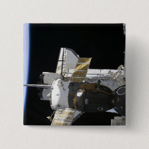 Bóton Quadrado 5.08cm Uma nave espacial entrada de Soyuz