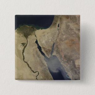 Bóton Quadrado 5.08cm Uma nuvem de poeira brava da Arábia Saudita