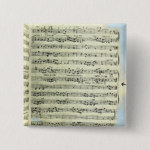 Bóton Quadrado 5.08cm Uma página de uma das únicas duas cópias