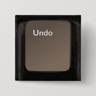 Bóton Quadrado 5.08cm Undo o botão/chave