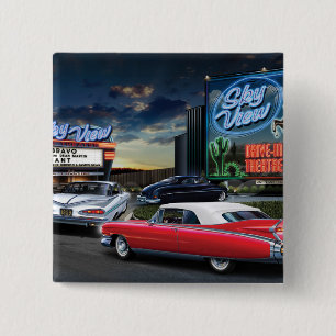 Bóton Quadrado 5.08cm Unidade Skyview Em 2