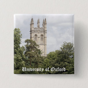 Bóton Quadrado 5.08cm Universidade de Oxford