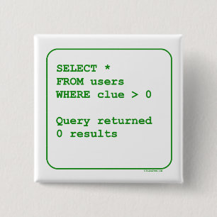 Bóton Quadrado 5.08cm Usuários à nora